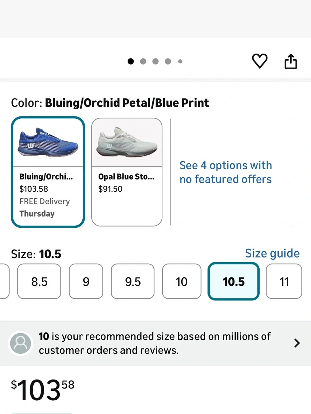 Women’s  Blue Performance Tennis/Pickleball Shoes